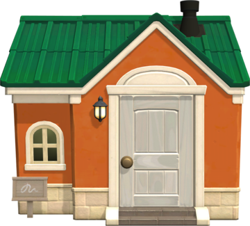 Animal Crossing: New Horizons Тэнджи жилой дом внешний вид