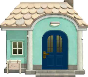 Animal Crossing: New Horizons Meralda Casa Vista Exterior