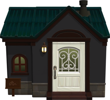Animal Crossing: New Horizons Тиффани жилой дом внешний вид