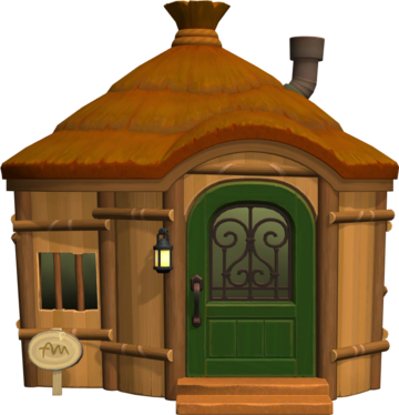 Animal Crossing: New Horizons Тимбр жилой дом внешний вид