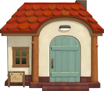 Animal Crossing: New Horizons Ursula Huis Vista Esterna