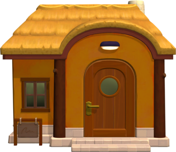Animal Crossing: New Horizons Виктори жилой дом внешний вид