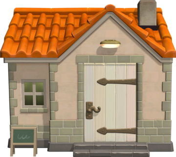 Animal Crossing: New Horizons Вивьен жилой дом внешний вид