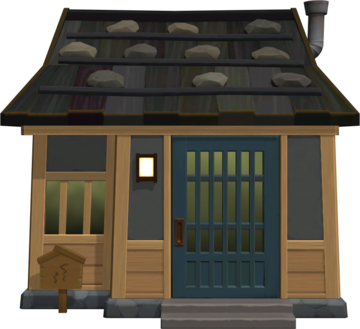 Animal Crossing: New Horizons Brinco Casa Vista Exterior