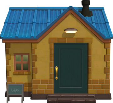 Animal Crossing: New Horizons Wolli Haus Außenansicht