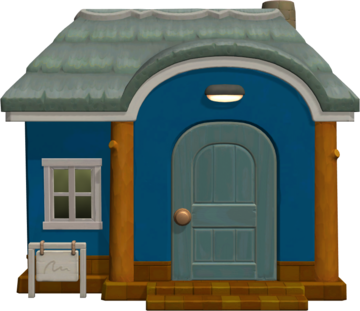 Animal Crossing: New Horizons Юк жилой дом внешний вид