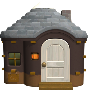 Animal Crossing: New Horizons Зелл жилой дом внешний вид