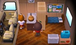 Animal Crossing: New Leaf Copper Camping car Inside