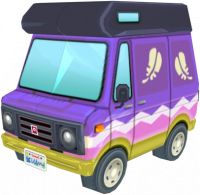 Animal Crossing: New Leaf Dindou Camping-car Vue Extérieure