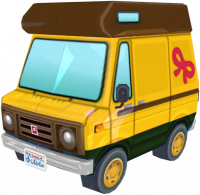 Animal Crossing: New Leaf Isabelle Camping car Exterior