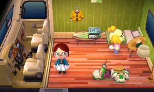 Animal Crossing: New Leaf Isabelle Camping car Inside