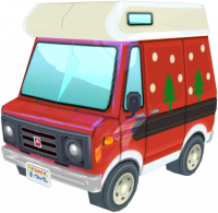 Animal Crossing: New Leaf Rodolphe Camping-car Vue Extérieure