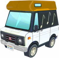 Animal Crossing: New Leaf Kéké Camping-car Vue Extérieure
