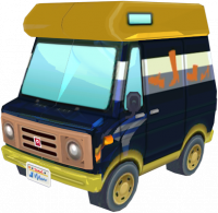 Animal Crossing: New Leaf Blaise Camping-car Vue Extérieure