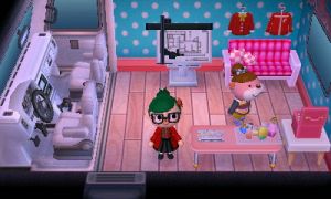 Animal Crossing: New Leaf Lottie Camping car Inside