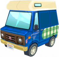 Animal Crossing: New Leaf Mabel Kampeerwagen Buitenaanzicht