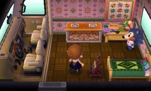 Animal Crossing: New Leaf Layette Camping-car Vue Intérieure