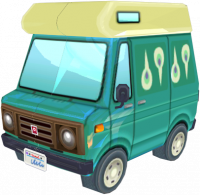 Animal Crossing: New Leaf Pavé Kampeerwagen Buitenaanzicht