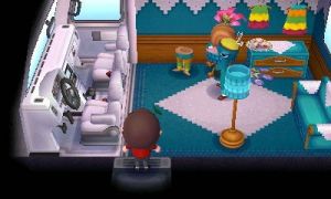 Animal Crossing: New Leaf Pavé Camping car Inside