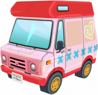 Animal Crossing: New Leaf Risette Camping-car Vue Extérieure