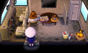 Animal Crossing: New Leaf Resetti Camper Vista Interna