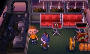 Animal Crossing: New Leaf Rover Camping car Inside