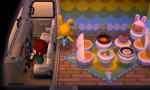 Animal Crossing: New Leaf Albin Camping-car Vue Intérieure