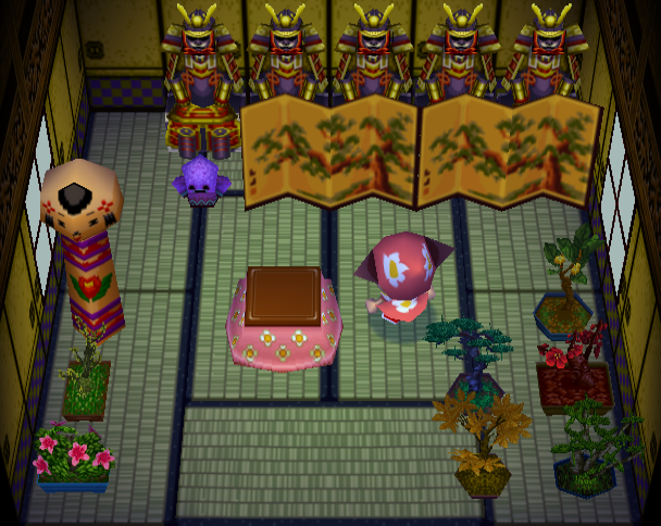 Animal Crossing Адмирал жилой дом Интерьер