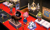 Animal Crossing: Happy Home Designer Агнес жилой дом Интерьер