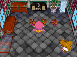 Animal Crossing: Wild World Kaimán Casa Interior