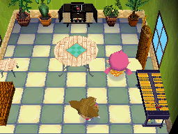 Animal Crossing: Wild World Konny Haus Innere