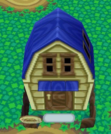 Animal Crossing Алис жилой дом внешний вид