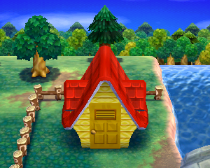Animal Crossing: Happy Home Designer Amelia House Exterior