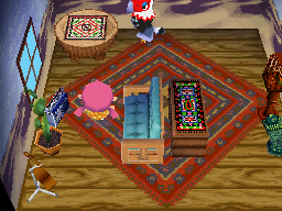 Animal Crossing: Wild World Amelia House Interior