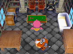 Animal Crossing: Wild World Angus Casa Interieur