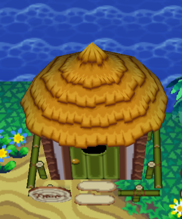 Animal Crossing Лиз жилой дом внешний вид