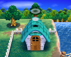 Animal Crossing: Happy Home Designer Антонио жилой дом внешний вид