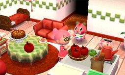 Animal Crossing: Happy Home Designer Apple House Interior