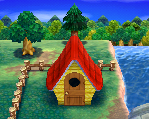 Animal Crossing: Happy Home Designer Apple House Exterior
