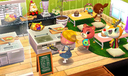 Animal Crossing: Happy Home Designer Ав жилой дом Интерьер
