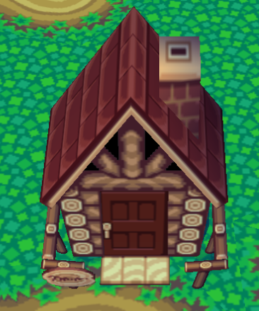 Animal Crossing Аксел жилой дом внешний вид