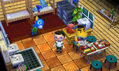 Animal Crossing: Happy Home Designer Bam House Interior