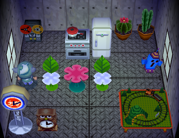 Animal Crossing Белл жилой дом Интерьер