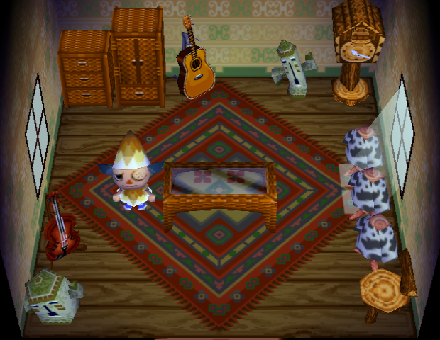Animal Crossing Belle жилой дом Интерьер