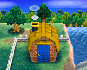 Animal Crossing: Happy Home Designer Бенедикт жилой дом внешний вид