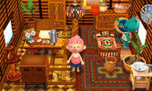 Animal Crossing: Happy Home Designer Bertha Maison Intérieur