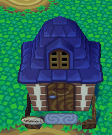 Animal Crossing Берт жилой дом внешний вид