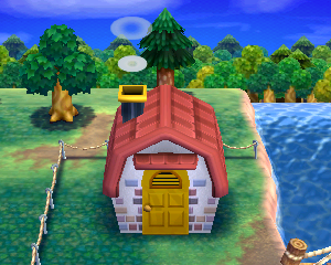 Animal Crossing: Happy Home Designer Бьянк жилой дом внешний вид