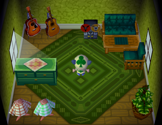 Animal Crossing Бифф жилой дом Интерьер