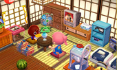 Animal Crossing: Happy Home Designer Bill House Interior